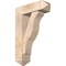 Ekena Millwork Funston Arts and Crafts Smooth Bracket w/ Offset Brace, Douglas Fir, 7 1/2"W x 24"D x 36"H BKT0806X24X36FST03SDF - alternate 1
